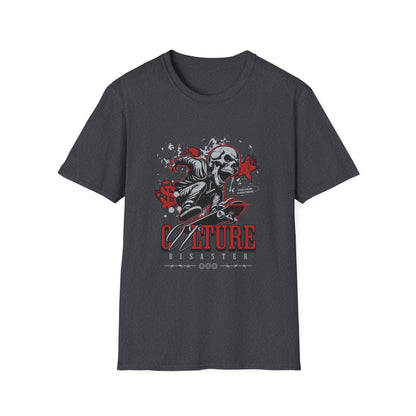 Culture is a Disaster Streetwear Funny Skull T-Shirt