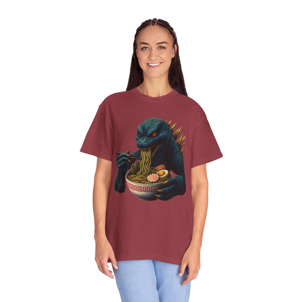 Kaiju Godzilla Eating Ramen T-shirt