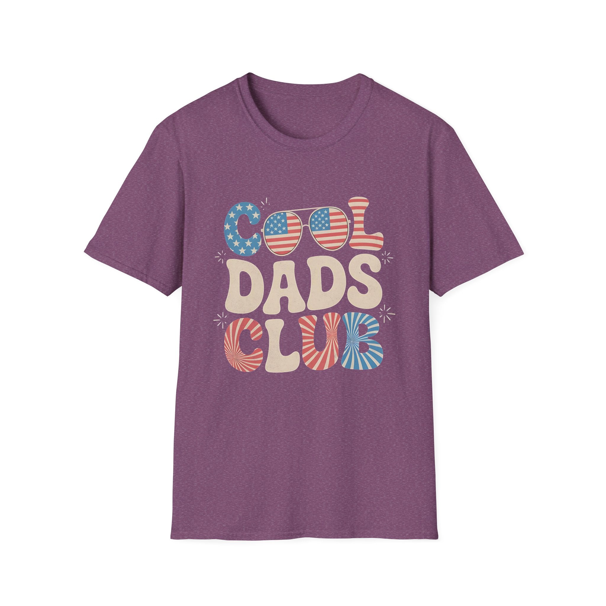 USA 4th of July Cool Dads Club America Father's Day T-shirt