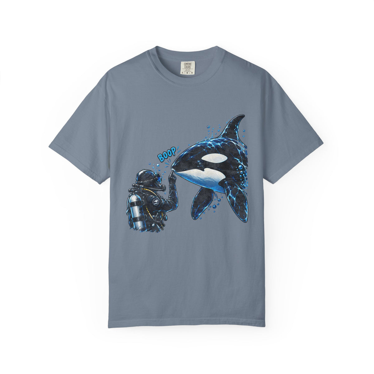 Orca Boop Snoot Shirt, Scuba Diver T Shirt, Killer Whale Tee, Ocean Lover Gift, Marine Biology Shirt | Comfort Colors® T-Shirt