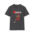 Beaver Hockey Elbows Up Canada Graphic Shirt