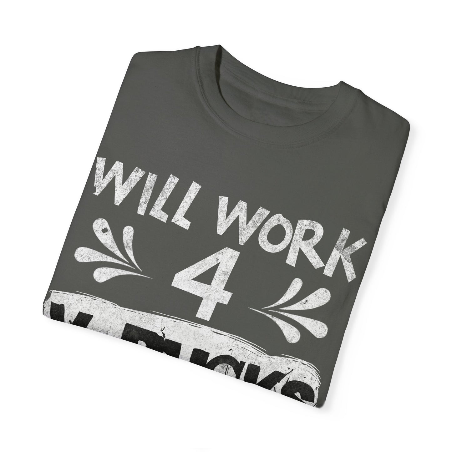 Will Work for V-Bucks Funny Gamer T-shirt