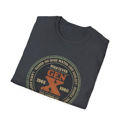Raised on Hose Water and Neglect Retro 80s Gen X T-shirt
