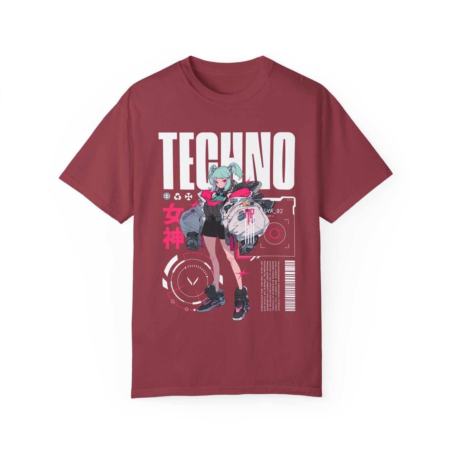 Techno Anime Girl T-shirt