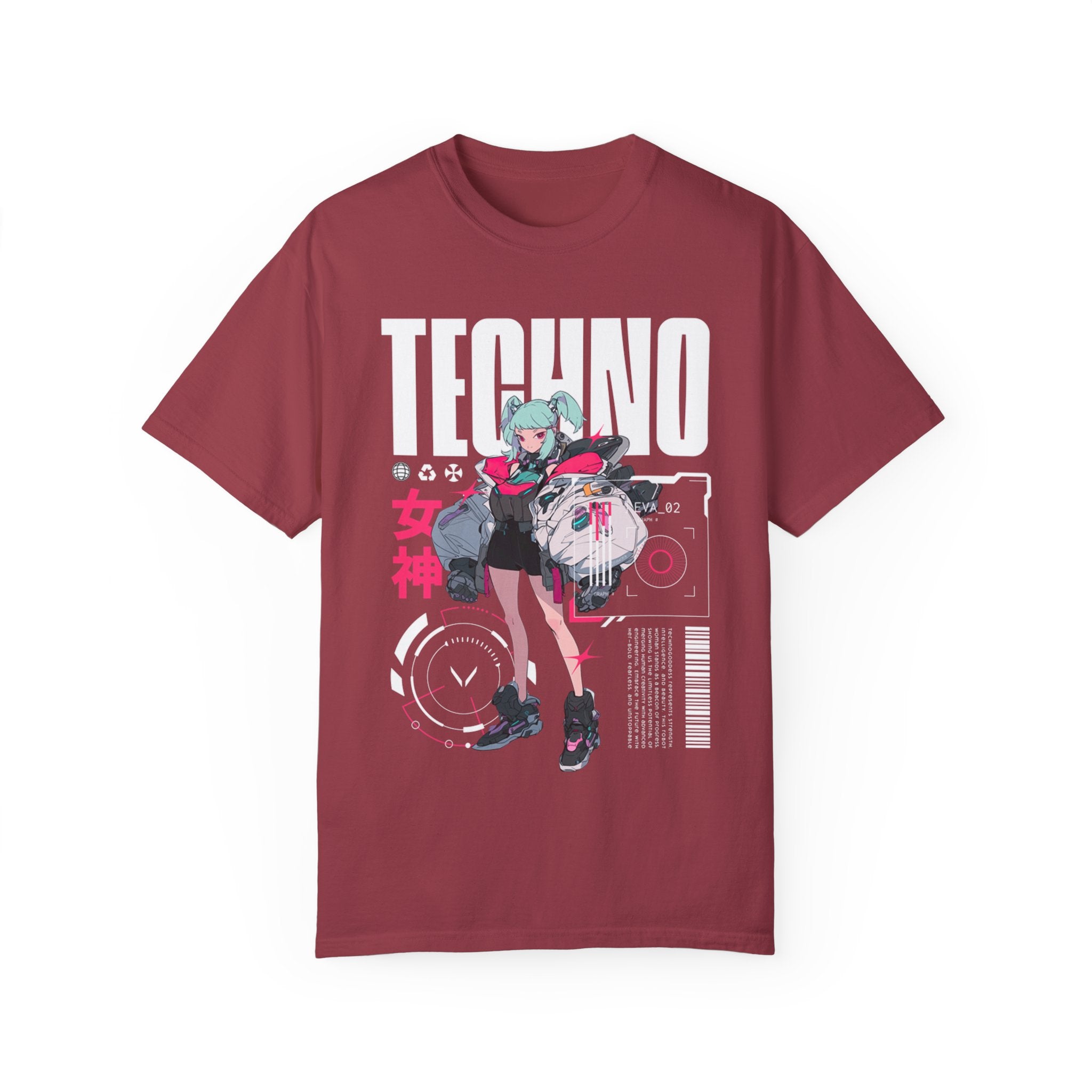 Techno Anime Girl T-shirt