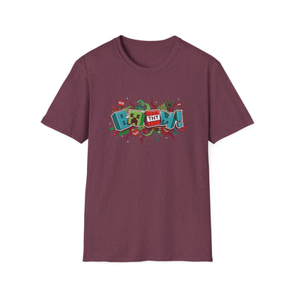 Funny Mining Gamer Pixel Boom Gaming Miner T-Shirt