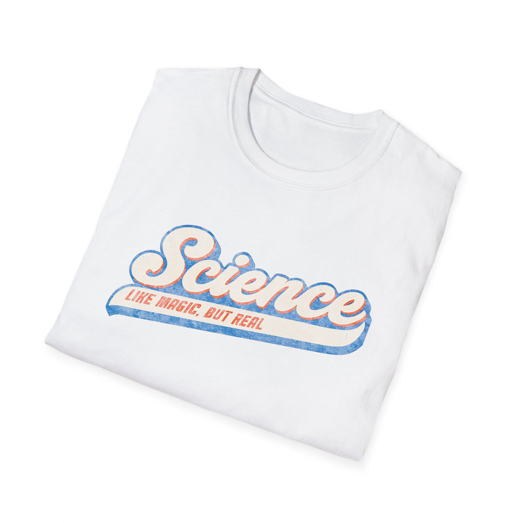 Funny Retro Science Like Magic but Real Vintage Science T-Shirt