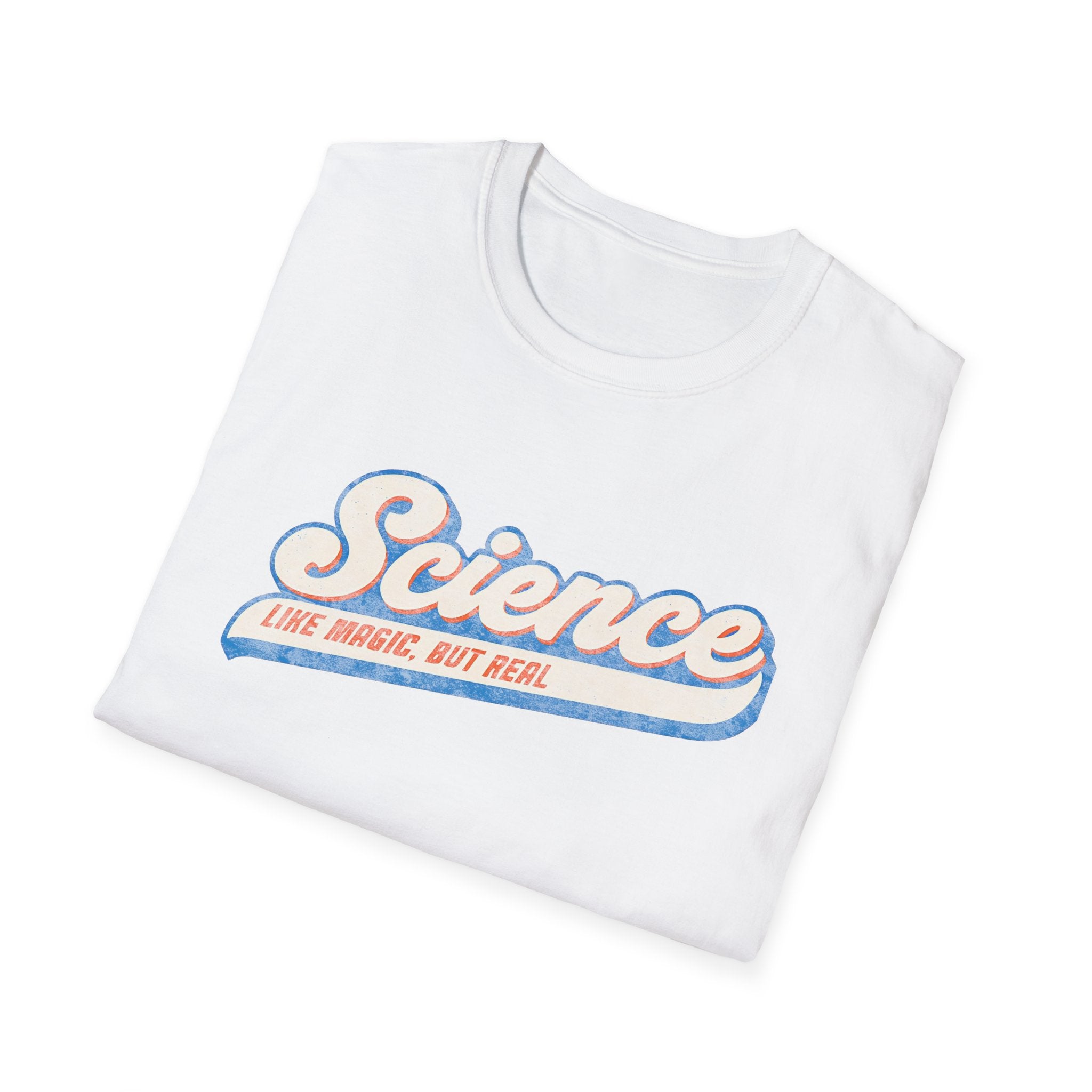 Funny Retro Science Like Magic but Real Vintage Science T-Shirt