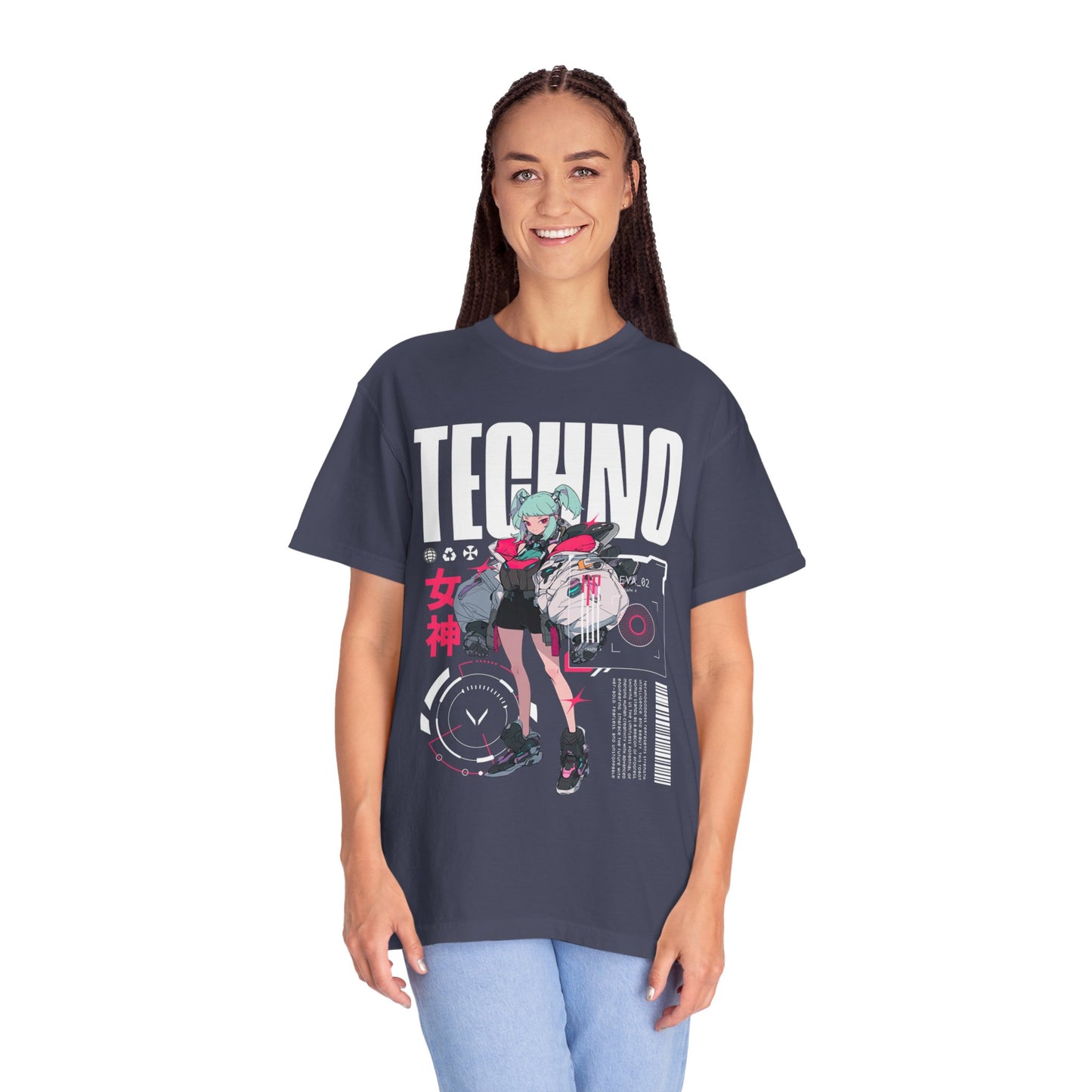 Techno Anime Girl T-shirt
