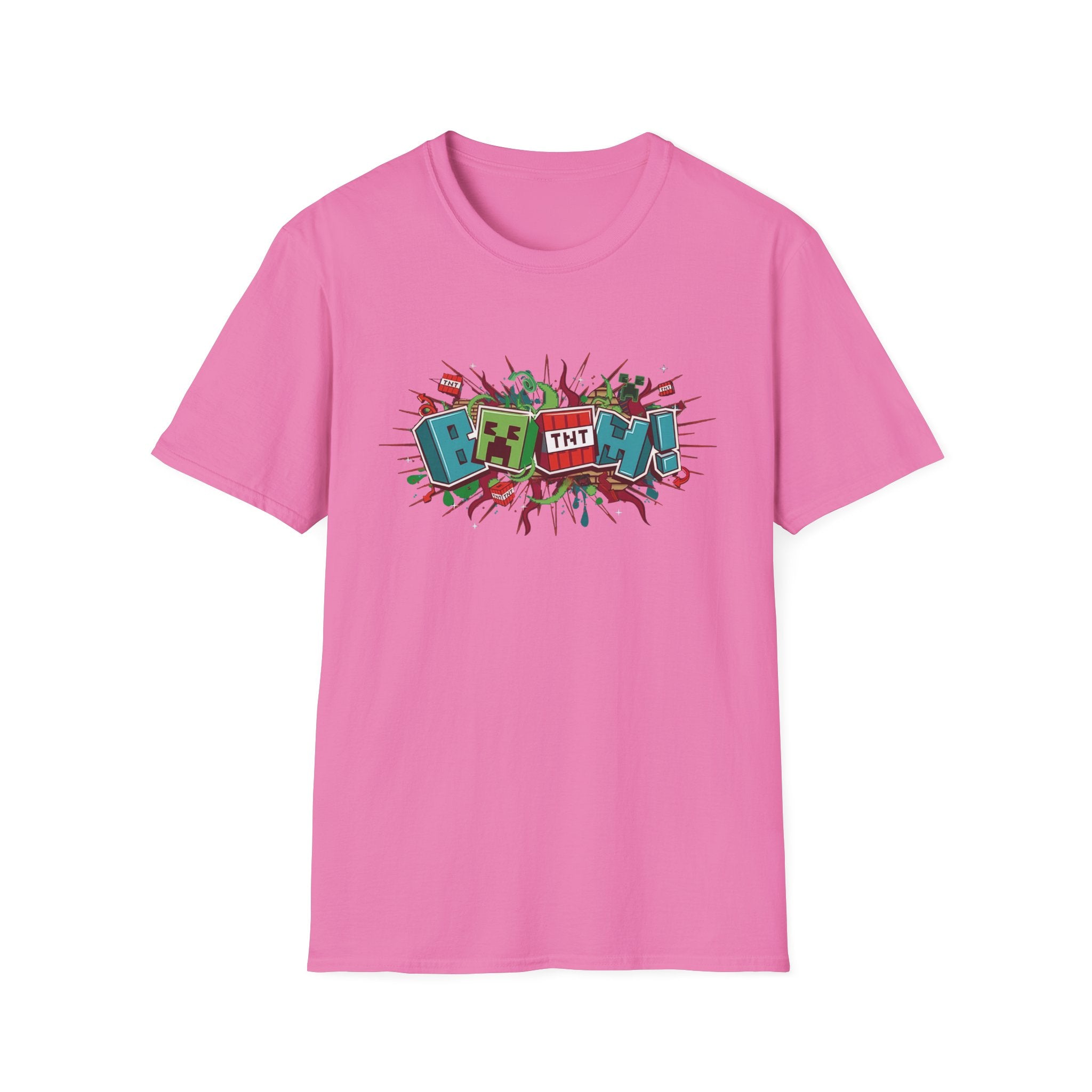 Funny Mining Gamer Pixel Boom Gaming Miner T-Shirt