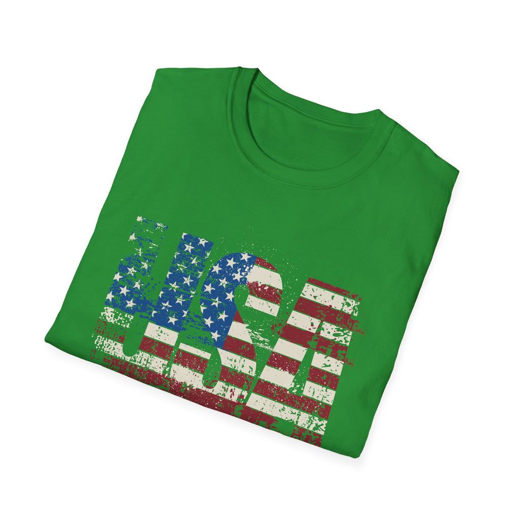USA Pride US Flag Made in America 4th of July T-shirt
