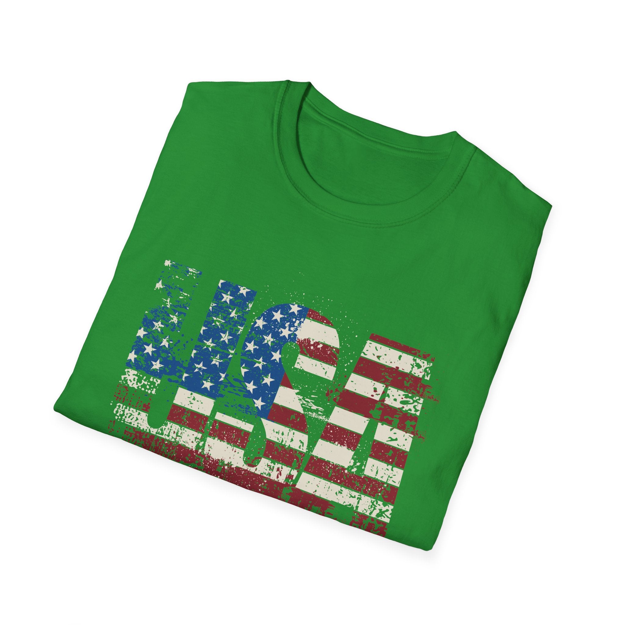 USA Pride US Flag Made in America 4th of July T-shirt