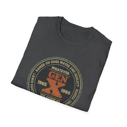 Raised on Hose Water and Neglect Retro 80s Gen X T-shirt