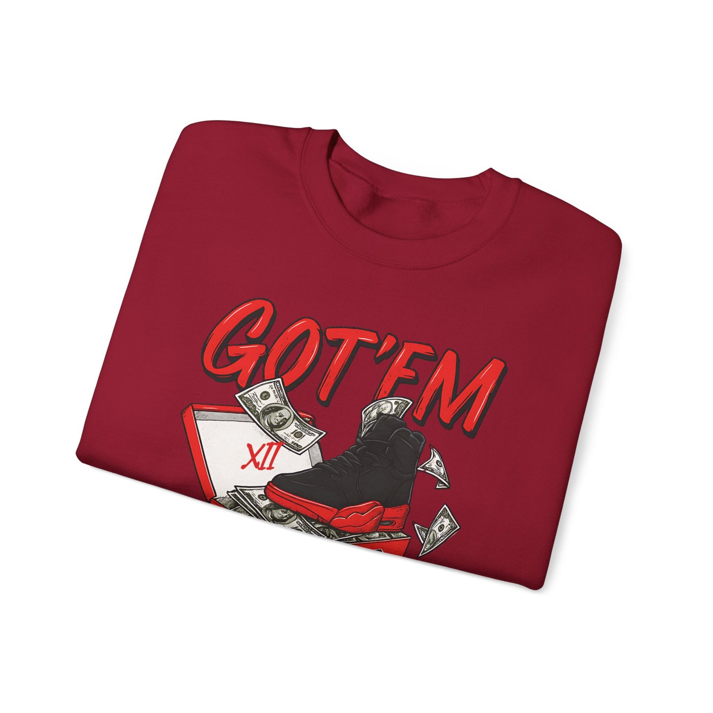 Streetwear Sneakerhead Match Jordan 12 Retro Flu Game Sweatshirt