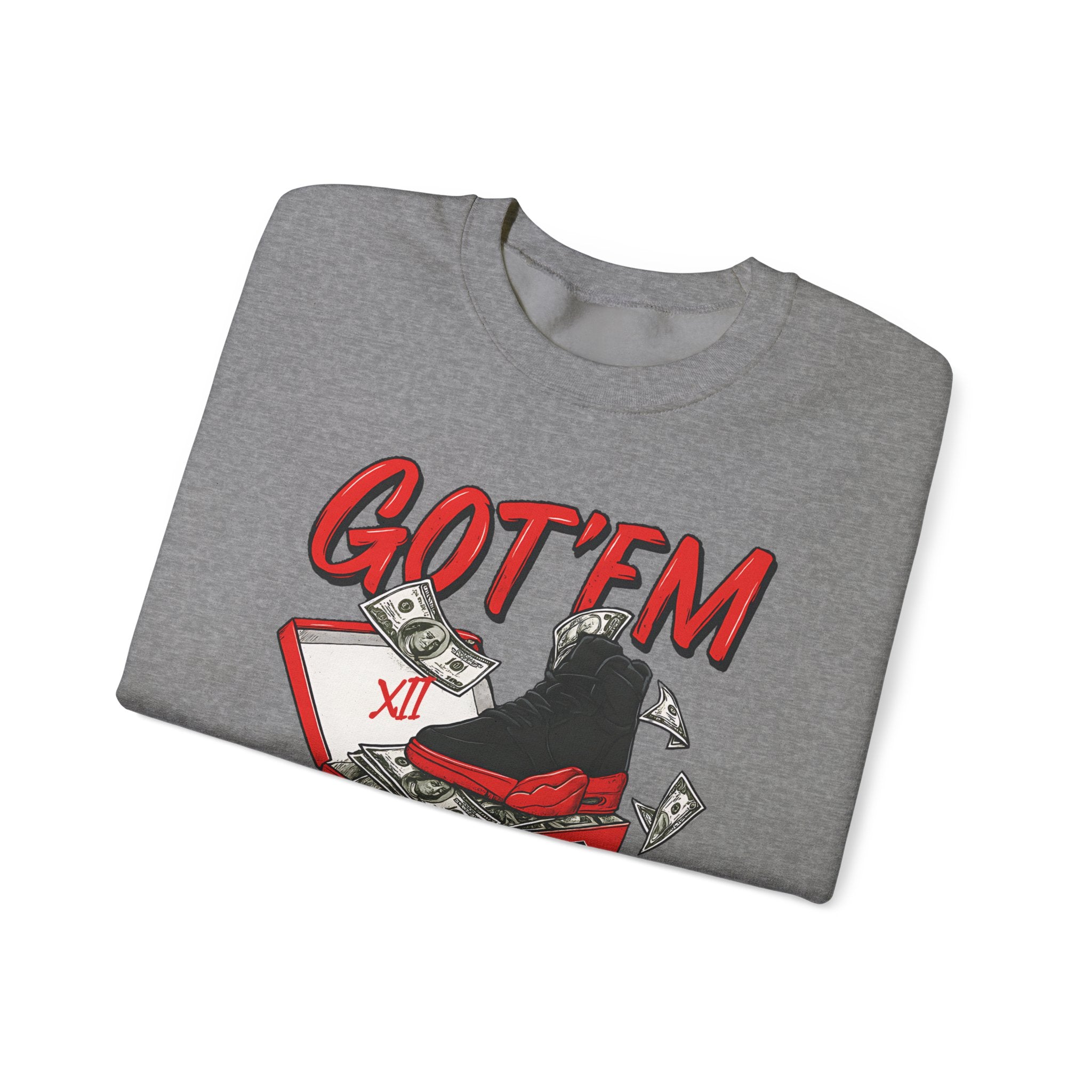 Streetwear Sneakerhead Match Jordan 12 Retro Flu Game Sweatshirt