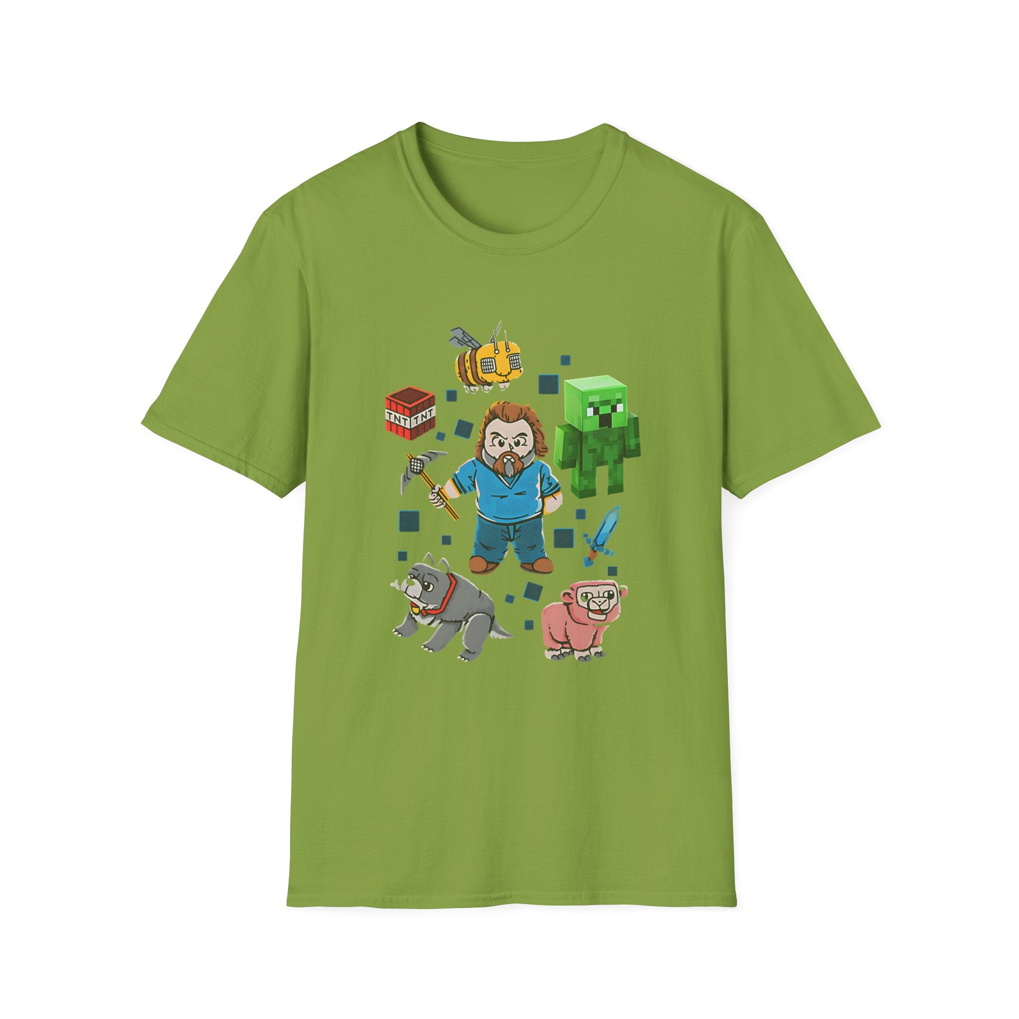 Pop Culture Mining & Crafting Funny Gaming T-Shirt