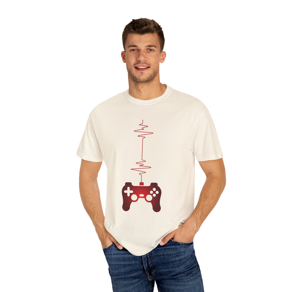 I Love Gaming Heartbeat Gamer T-shirt