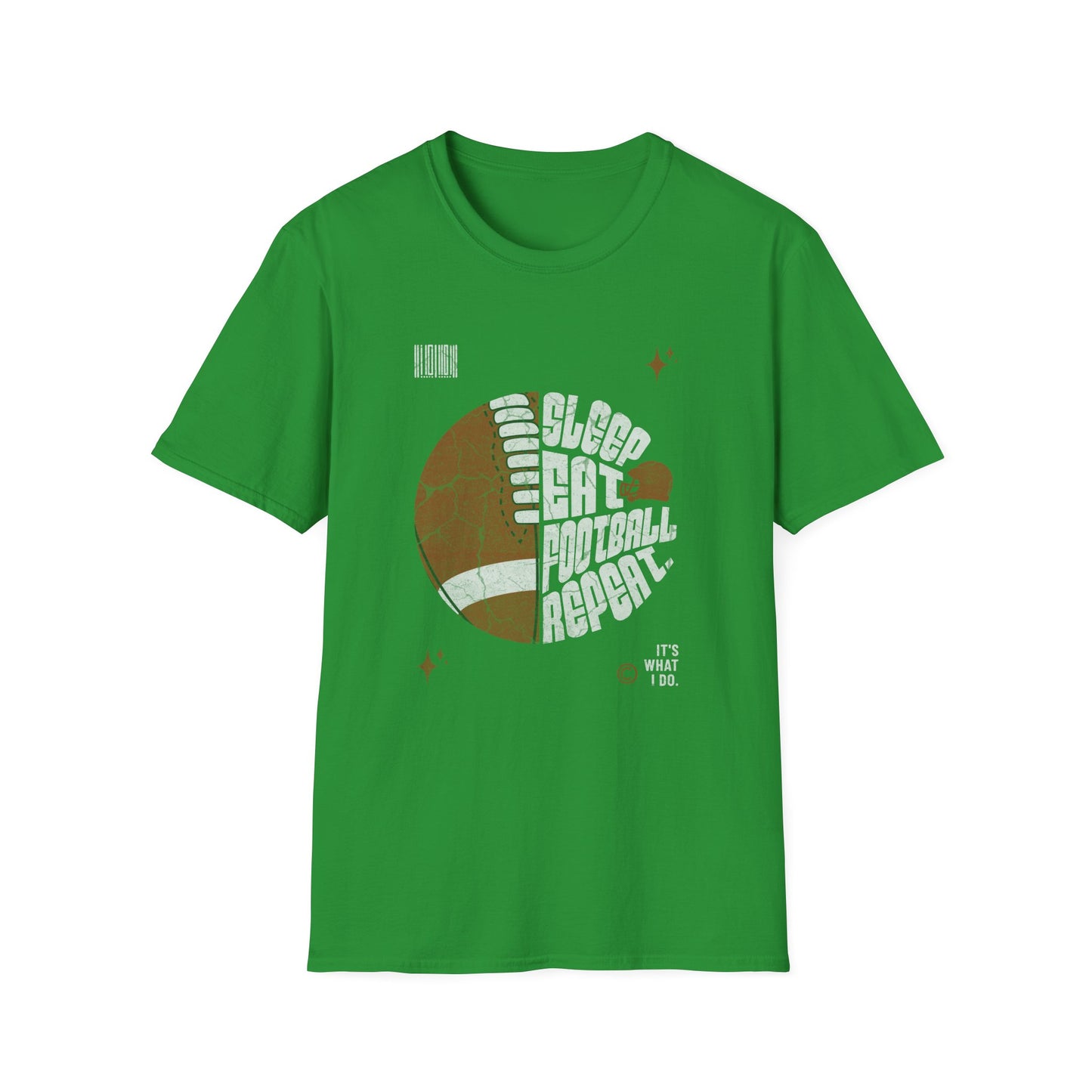 Eat Sleep Football Repeat Football Game Day T-Shirt