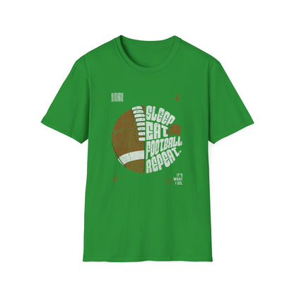 Eat Sleep Football Repeat Football Game Day T-Shirt