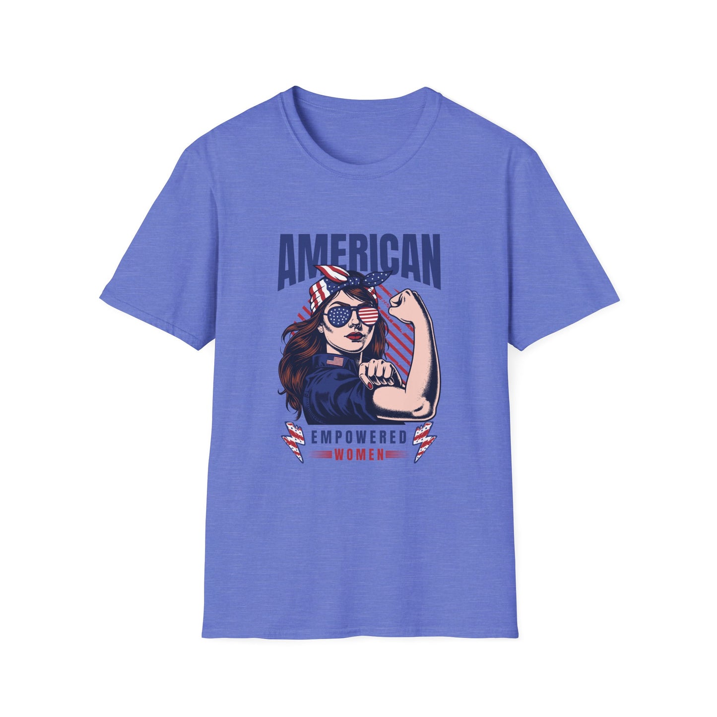 American Empowered Woman 4th of July Gifts Women's T-shirt
