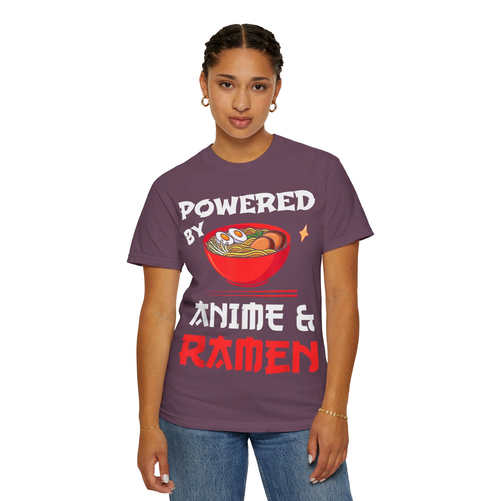 Powered by Anime & Ramen Anime T-shirt
