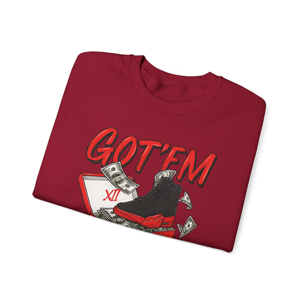 Streetwear Sneakerhead Match Jordan 12 Retro Flu Game Sweatshirt