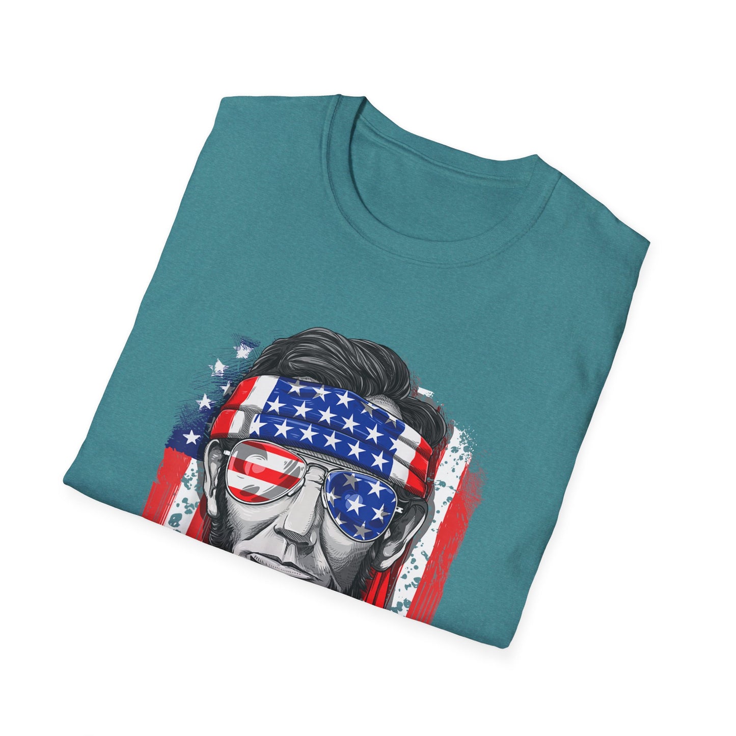 US Abe President Lincoln Merica 4th of July T-Shirt