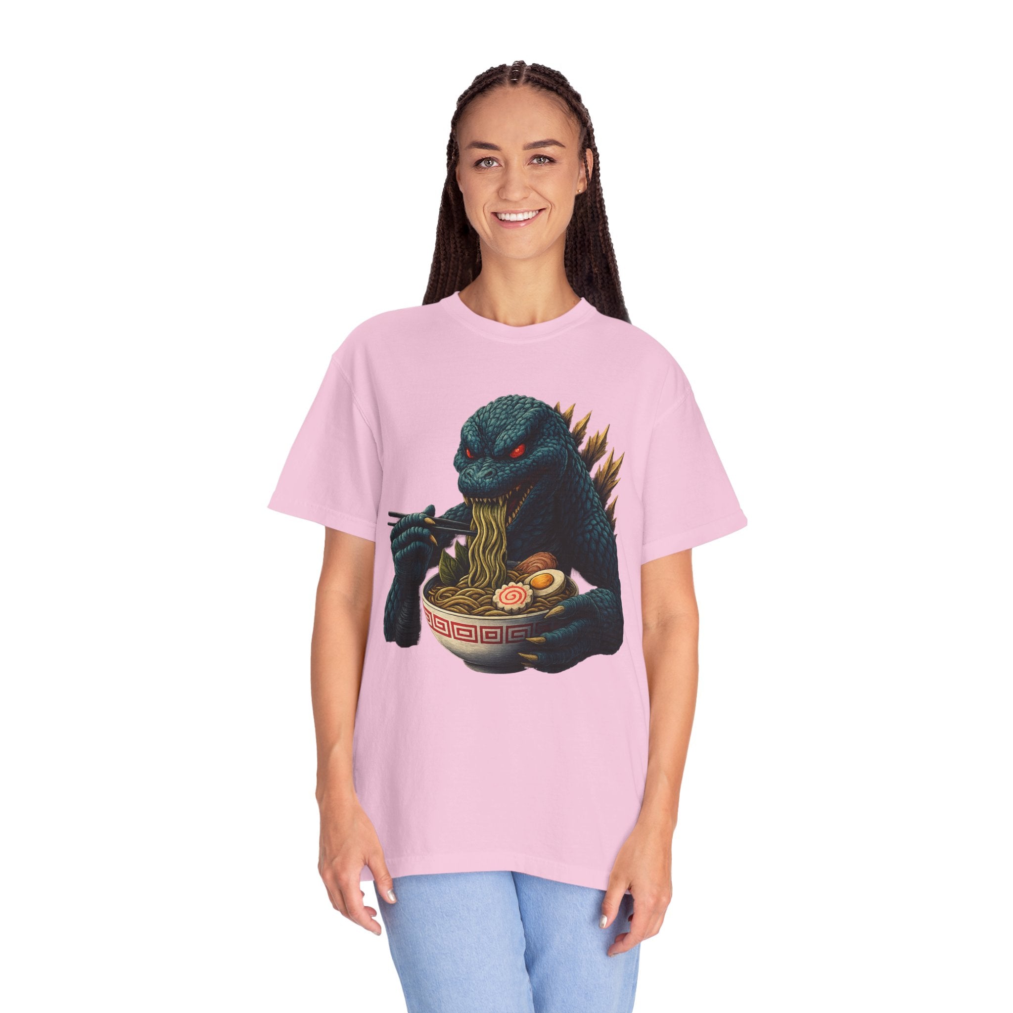 Kaiju Godzilla Eating Ramen T-shirt
