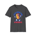 Hotdog 4th of July Just Here for the Weiners T-Shirt