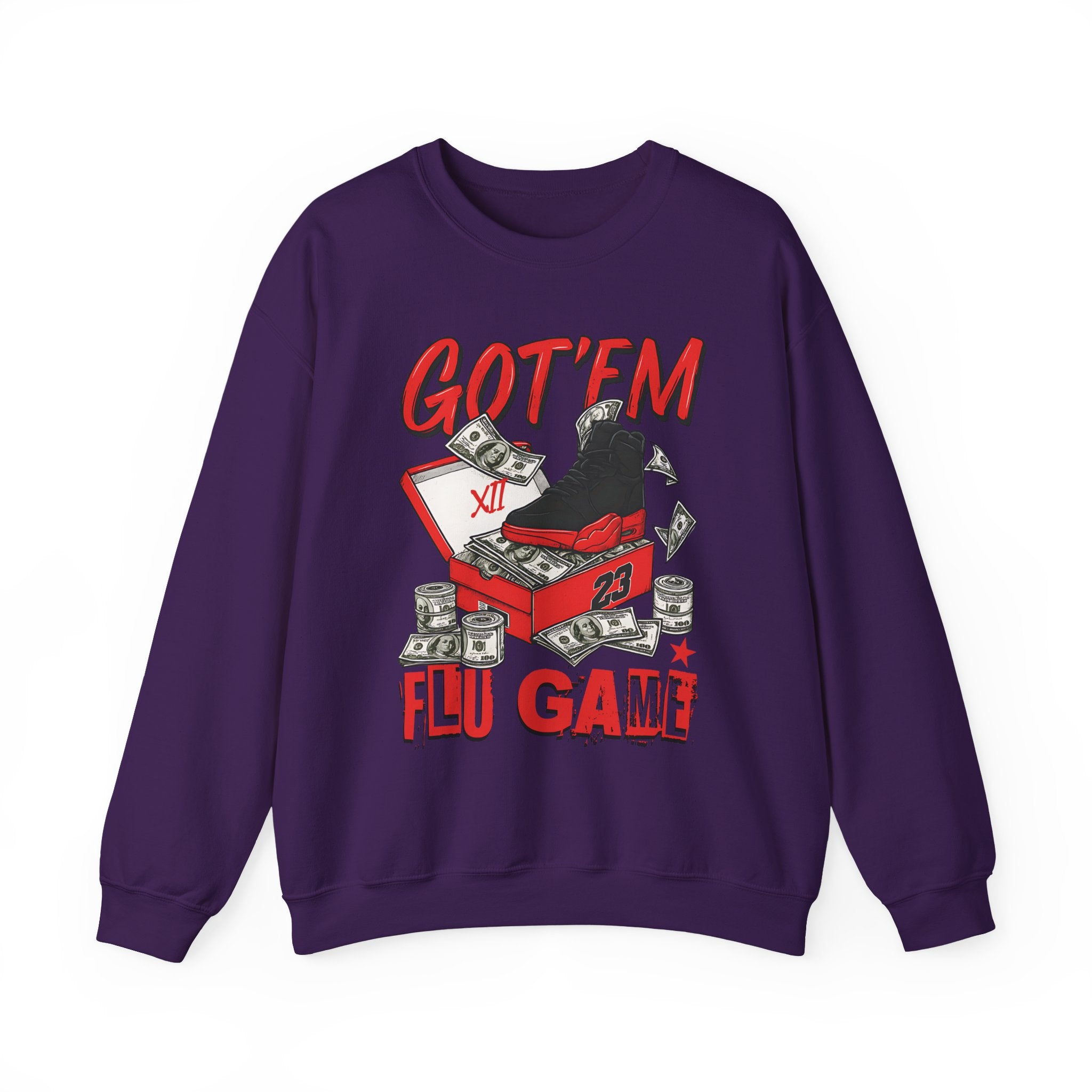 Streetwear Sneakerhead Match Jordan 12 Retro Flu Game Sweatshirt