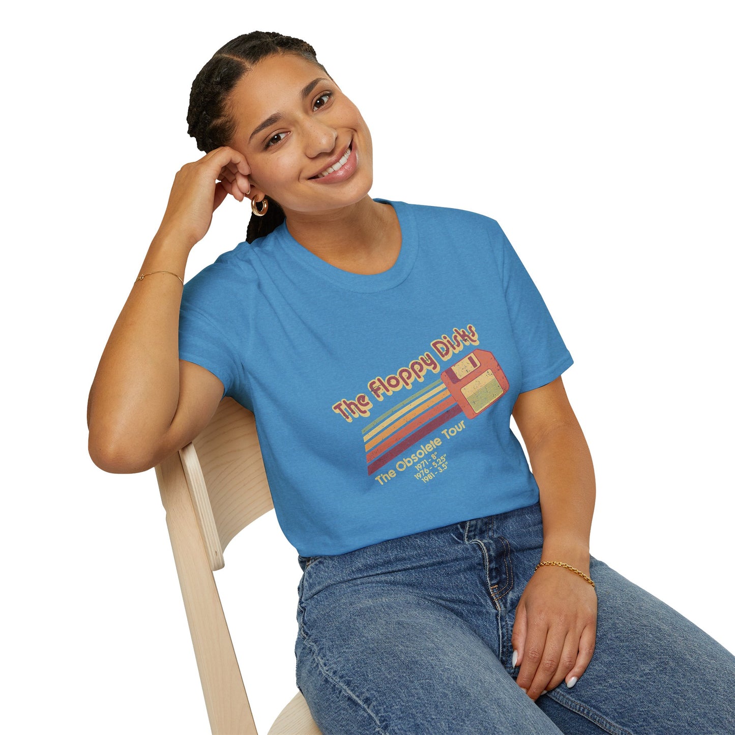 The Vintage Floppy Disk Retro Computer Throwback T-shirt