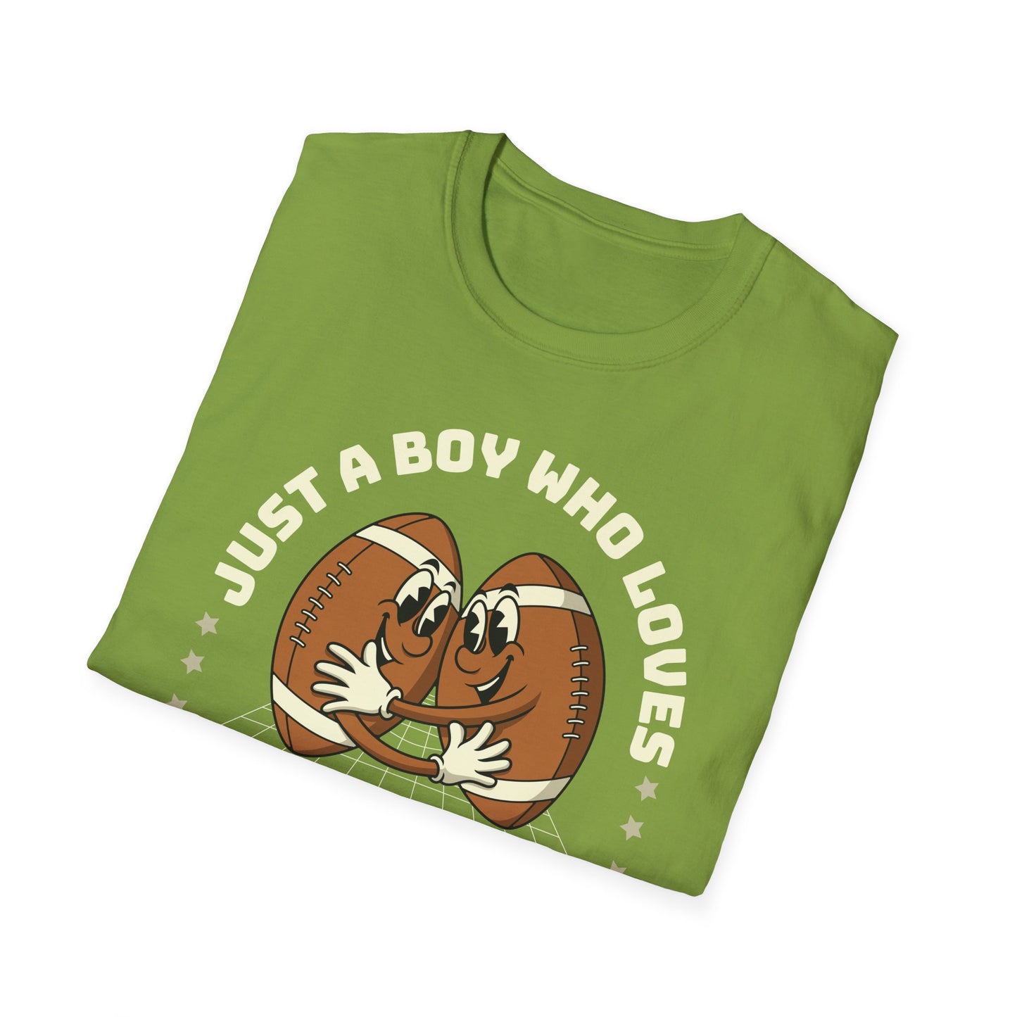 Just a Boy Who Loves Football Game Day T-Shirt
