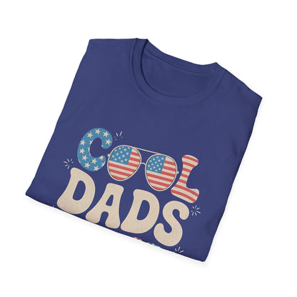 USA 4th of July Cool Dads Club America Father's Day T-shirt