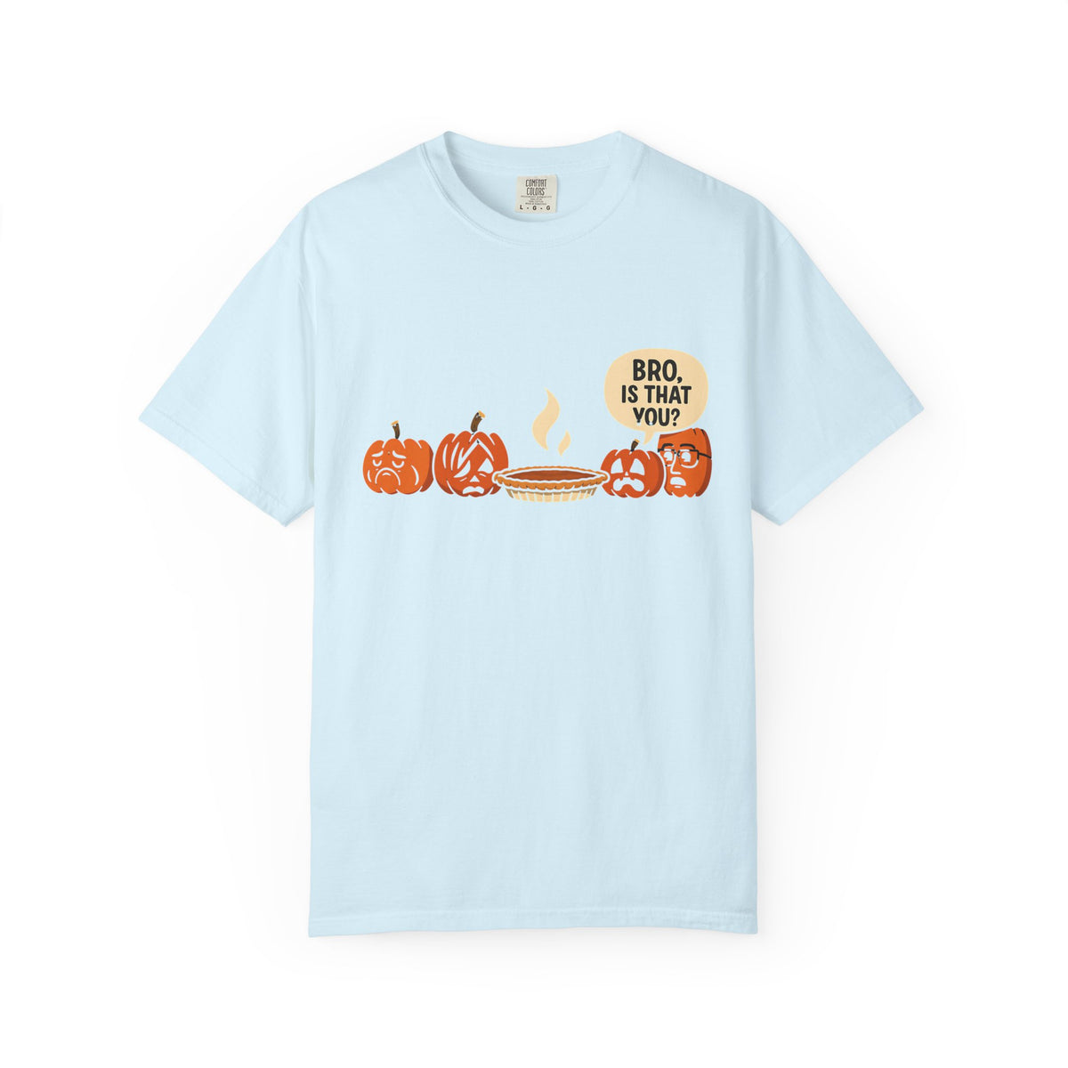 Funny pumpkin pie shirt, retro fall humor tee, sarcastic autumn gift, cute thanksgiving graphic top | Comfort Colors® T-Shirt