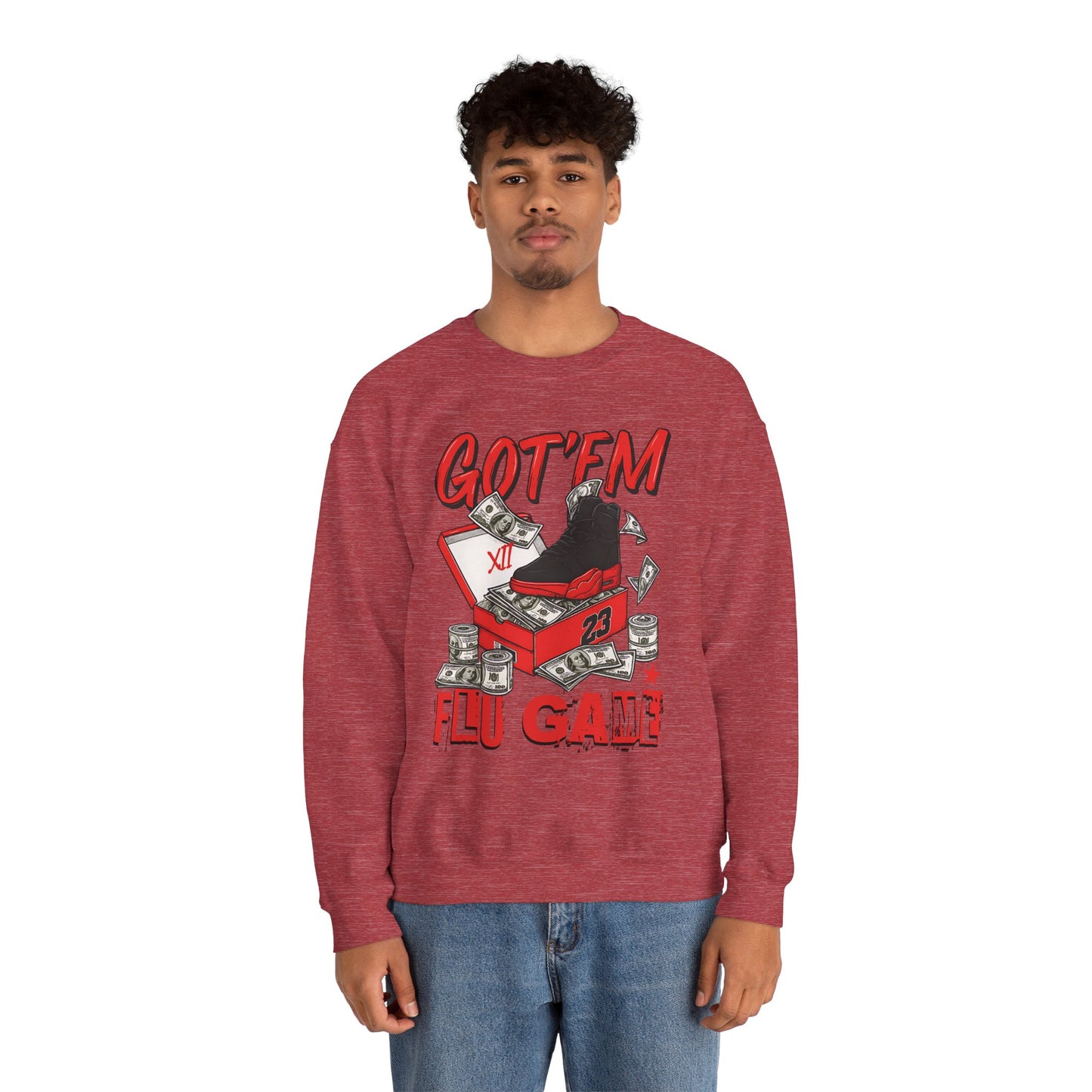 Streetwear Sneakerhead Match Jordan 12 Retro Flu Game Sweatshirt