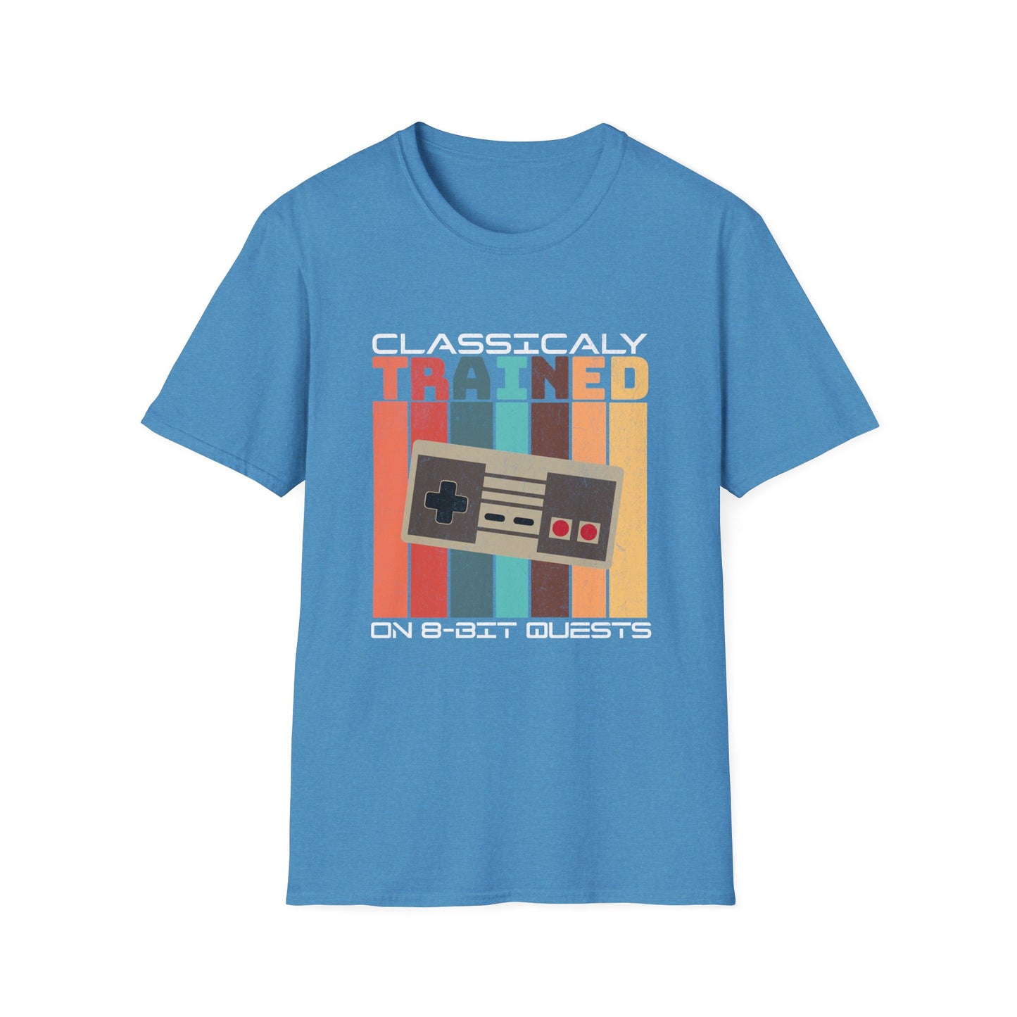 Retro Classically Trained on 8-Bit Quests Gamer T-Shirt
