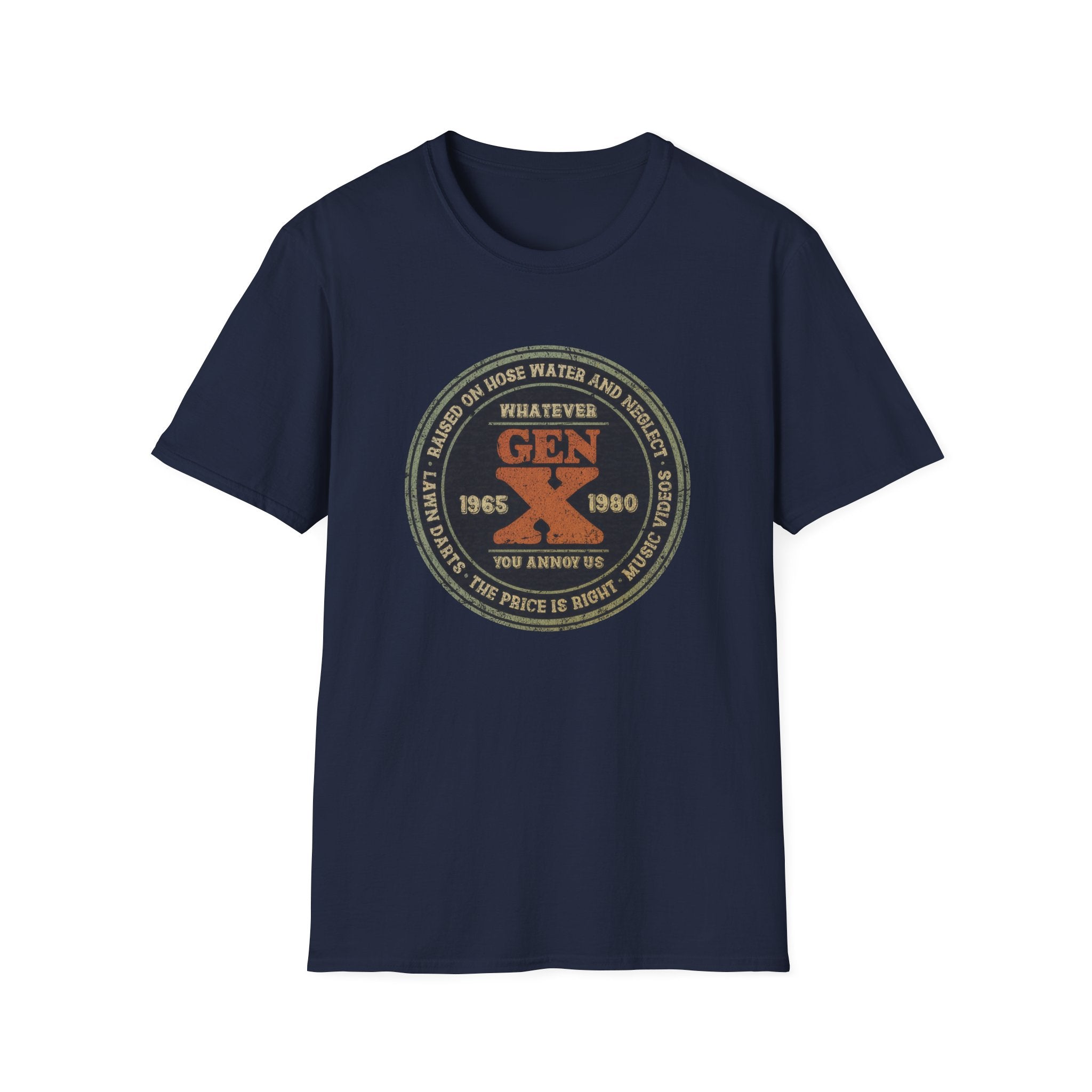 Raised on Hose Water and Neglect Retro 80s Gen X T-shirt