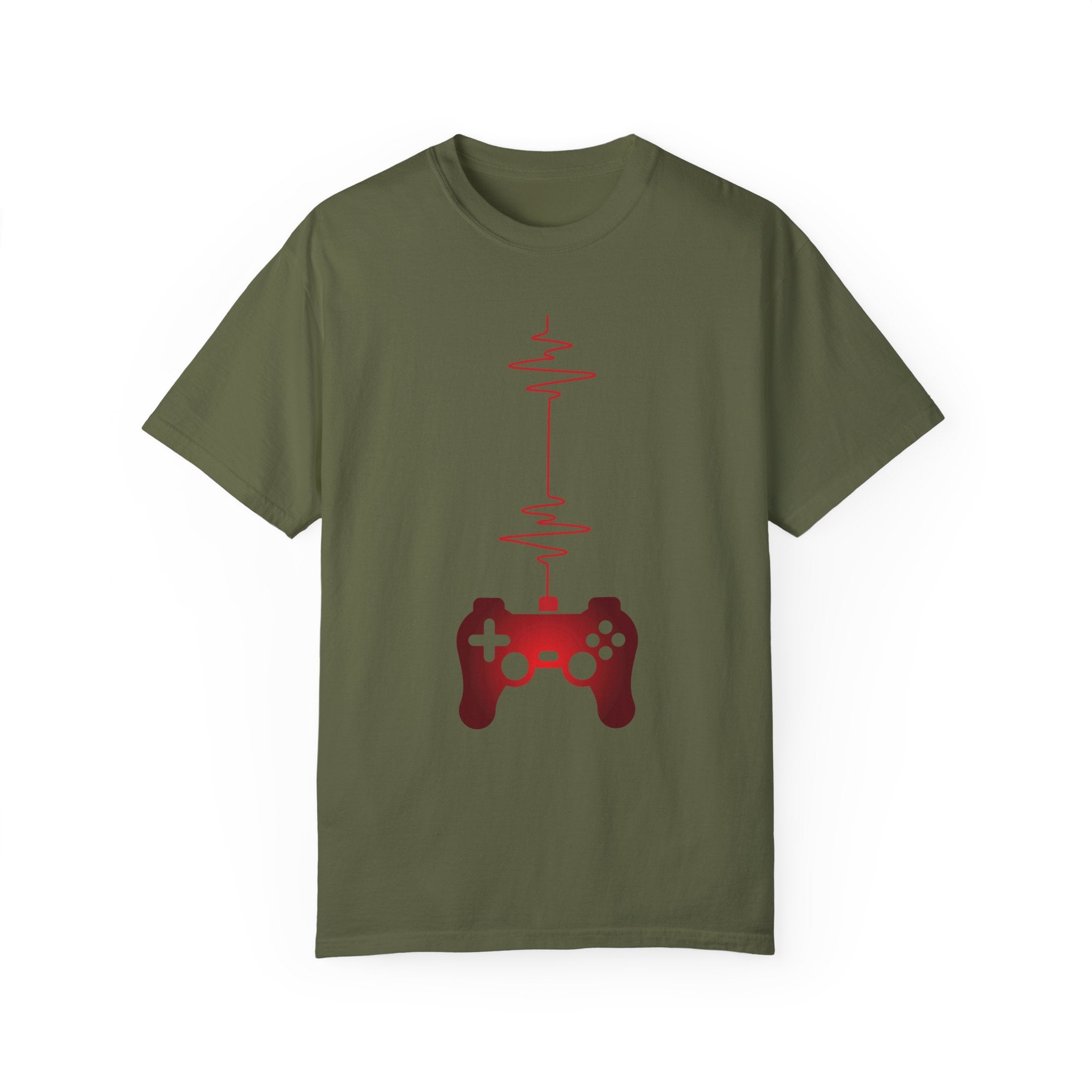 I Love Gaming Heartbeat Gamer T-shirt