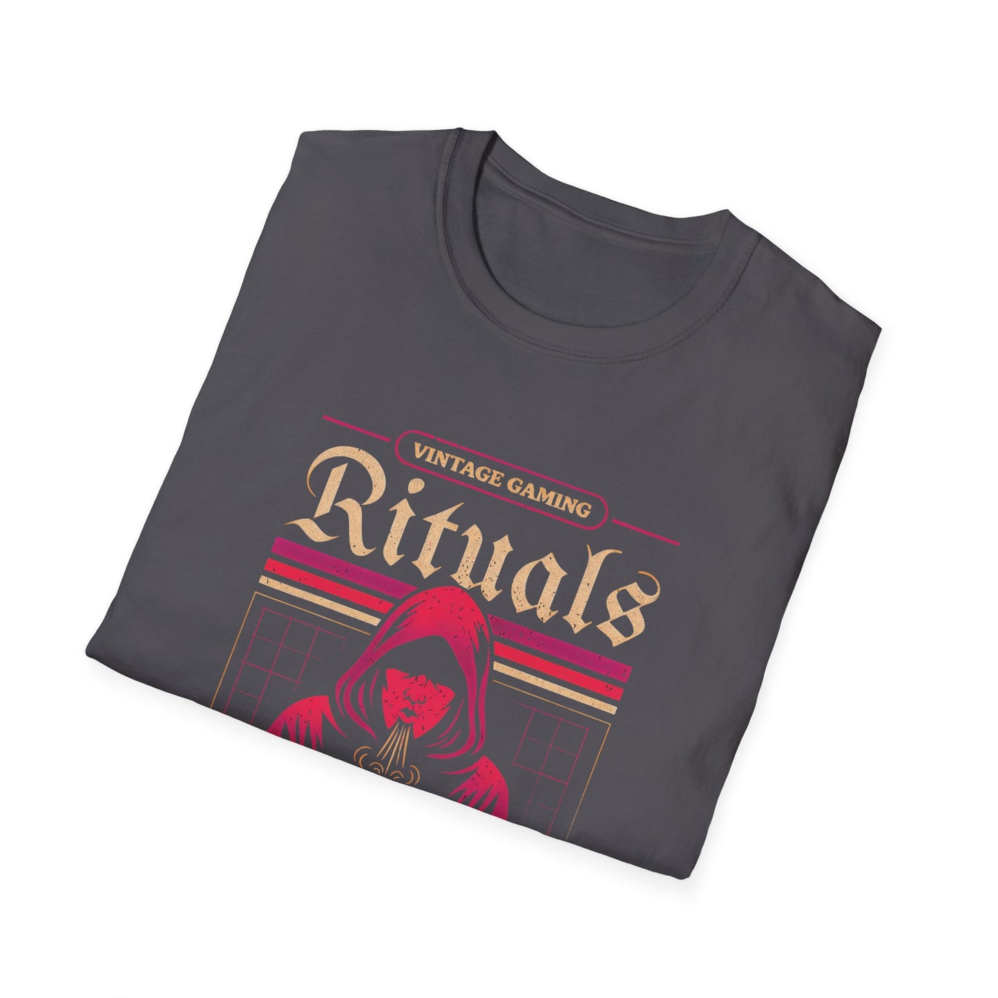 Vintage Gaming Rituals Retro Old School Gamer T-Shirt