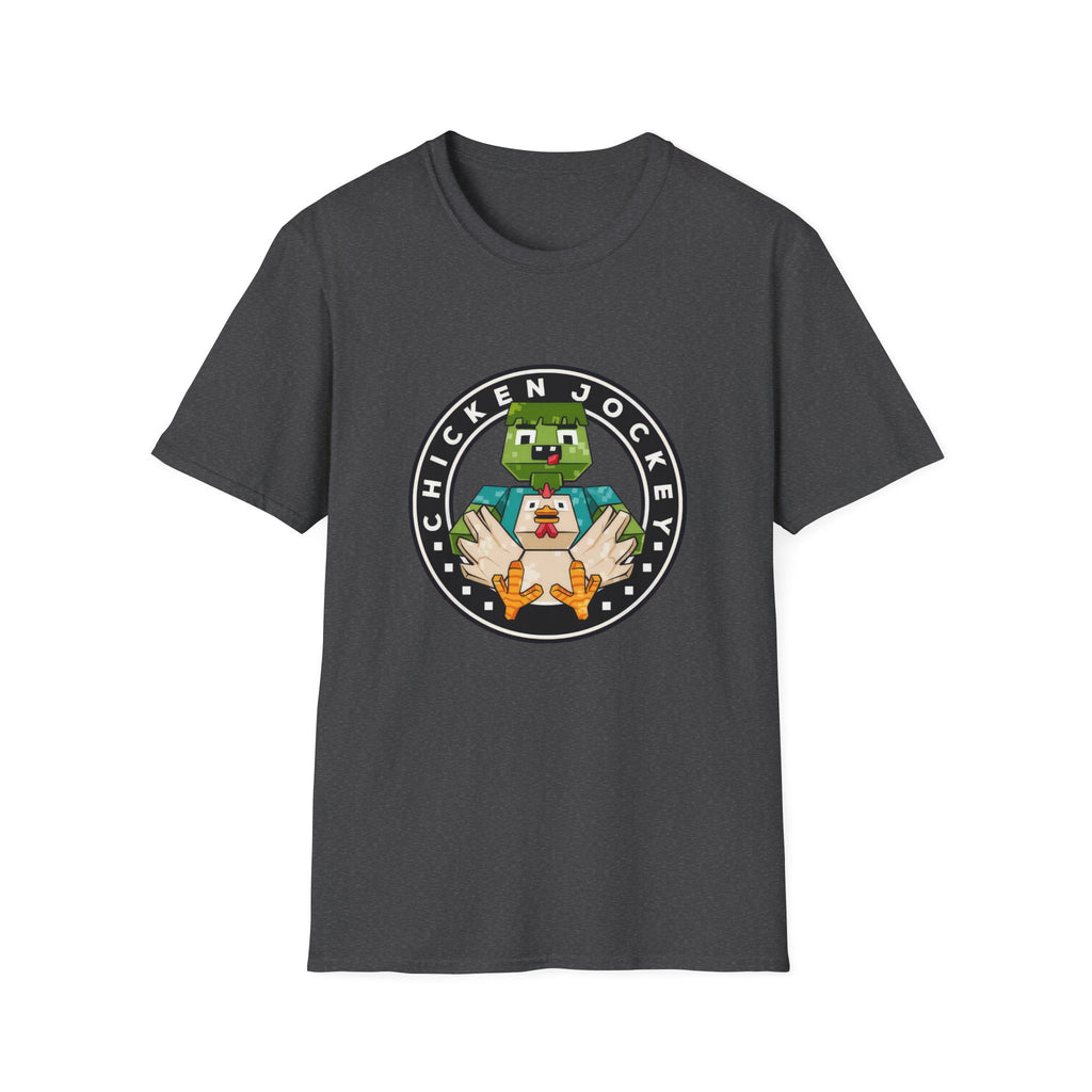 Funny Gaming Pixelated Chicken Jokey T-Shirt