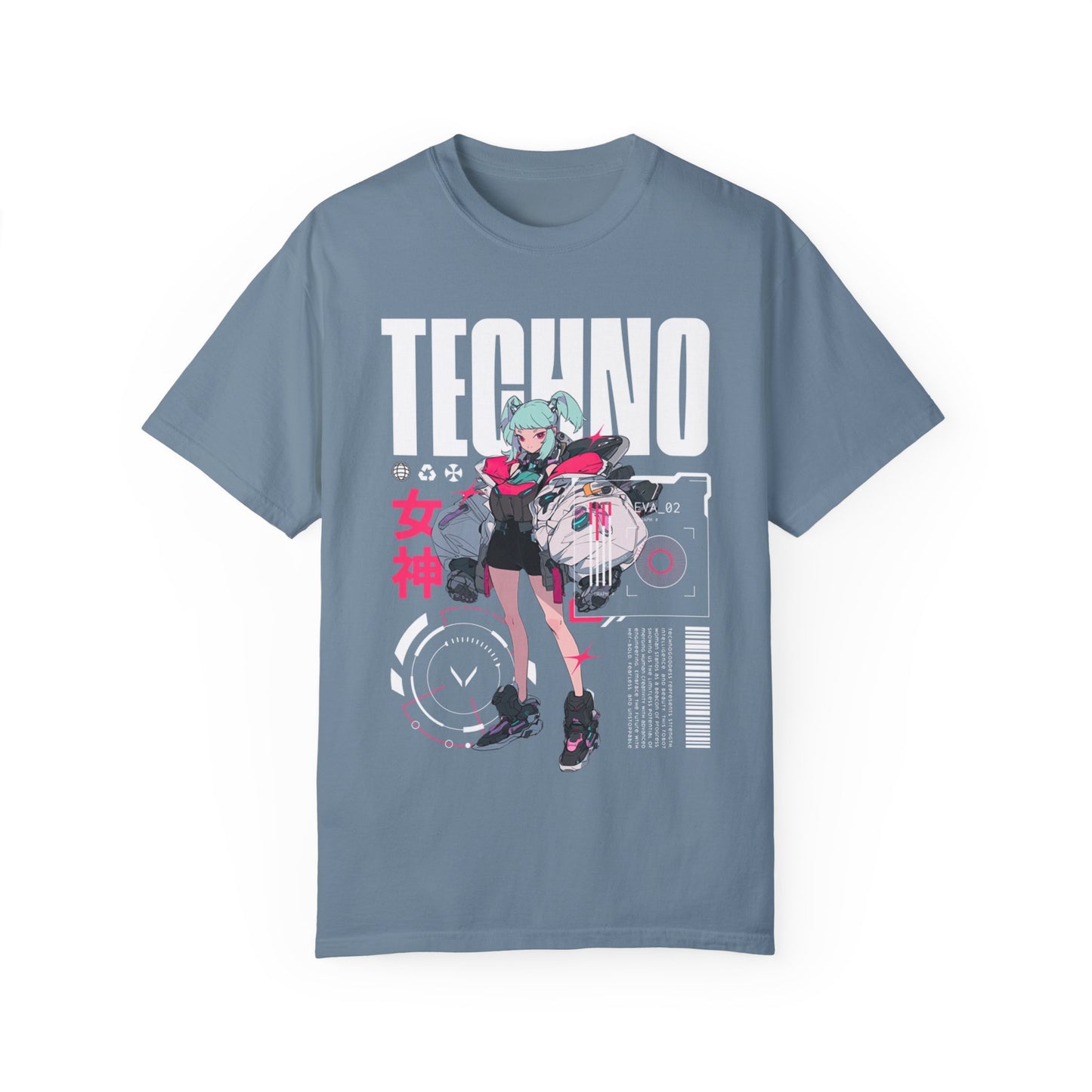 Techno Anime Girl T-shirt