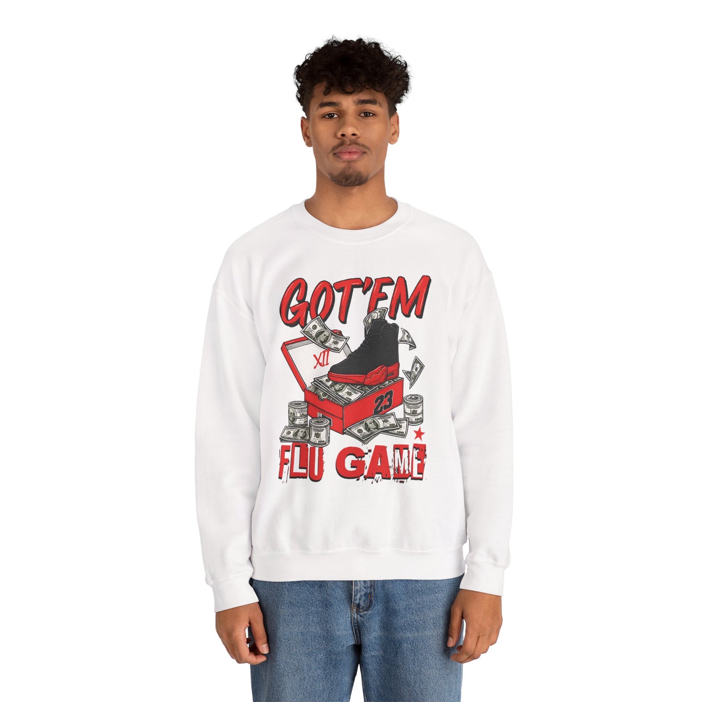 Streetwear Sneakerhead Match Jordan 12 Retro Flu Game Sweatshirt