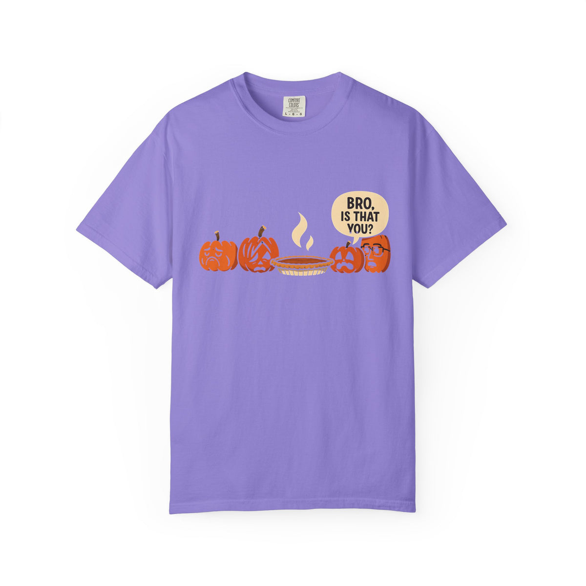 Funny pumpkin pie shirt, retro fall humor tee, sarcastic autumn gift, cute thanksgiving graphic top | Comfort Colors® T-Shirt