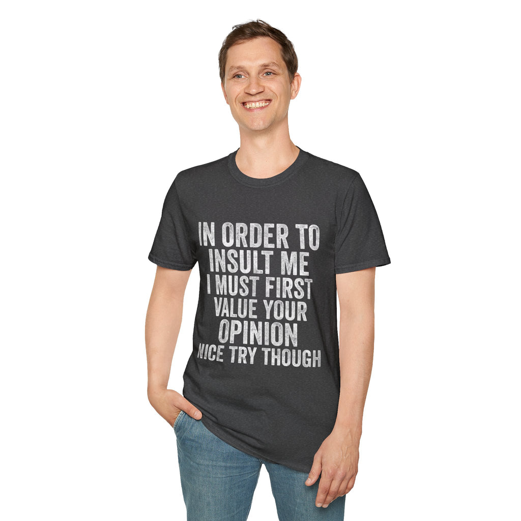 Joke Sarcastic Tee Hilarious Adult Graphic T-shirts