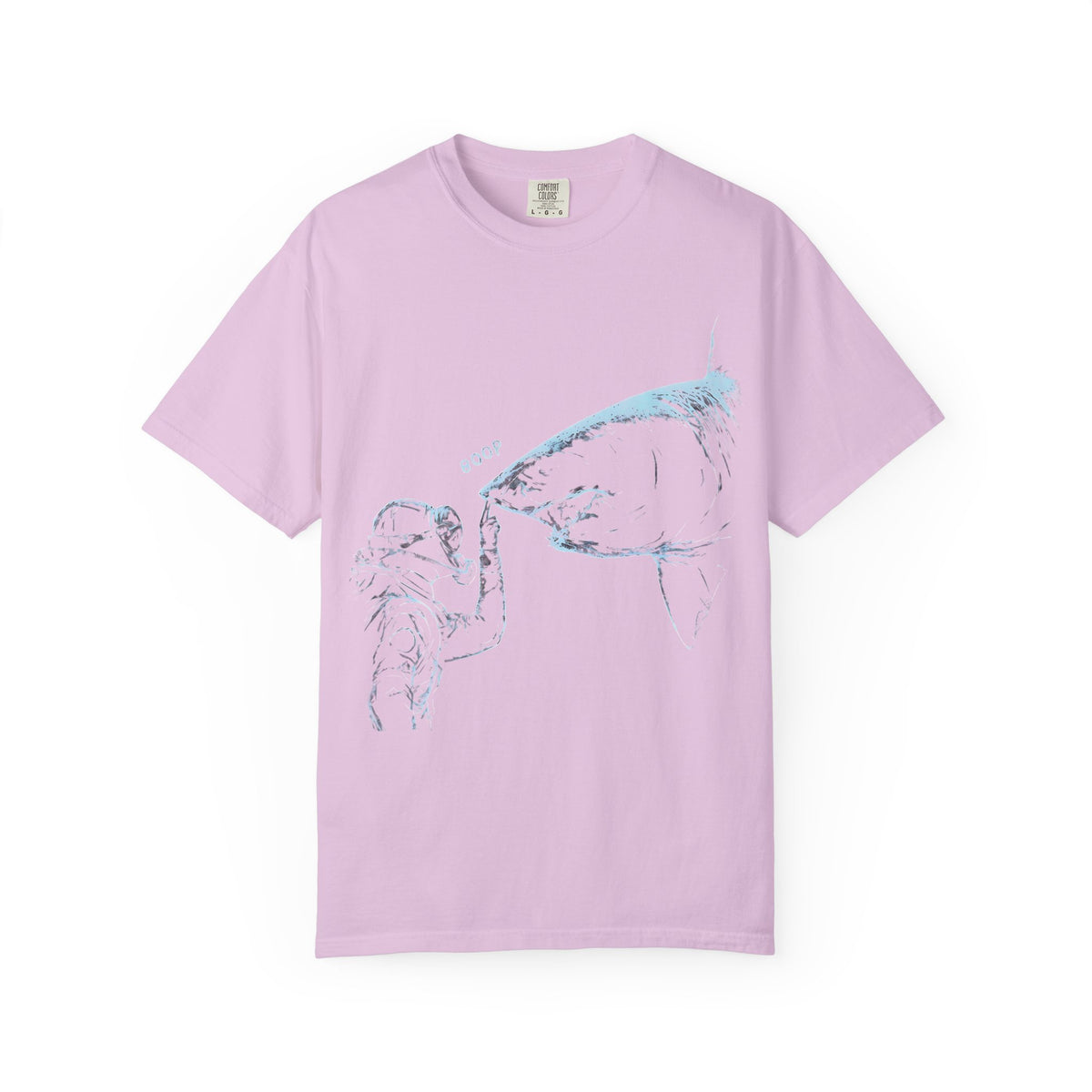 Shark nose boop tee, SCUBA diver Shark shirt, ocean diving gift, marine biology Gift, great white Shark tee | Comfort Colors® T-Shirt