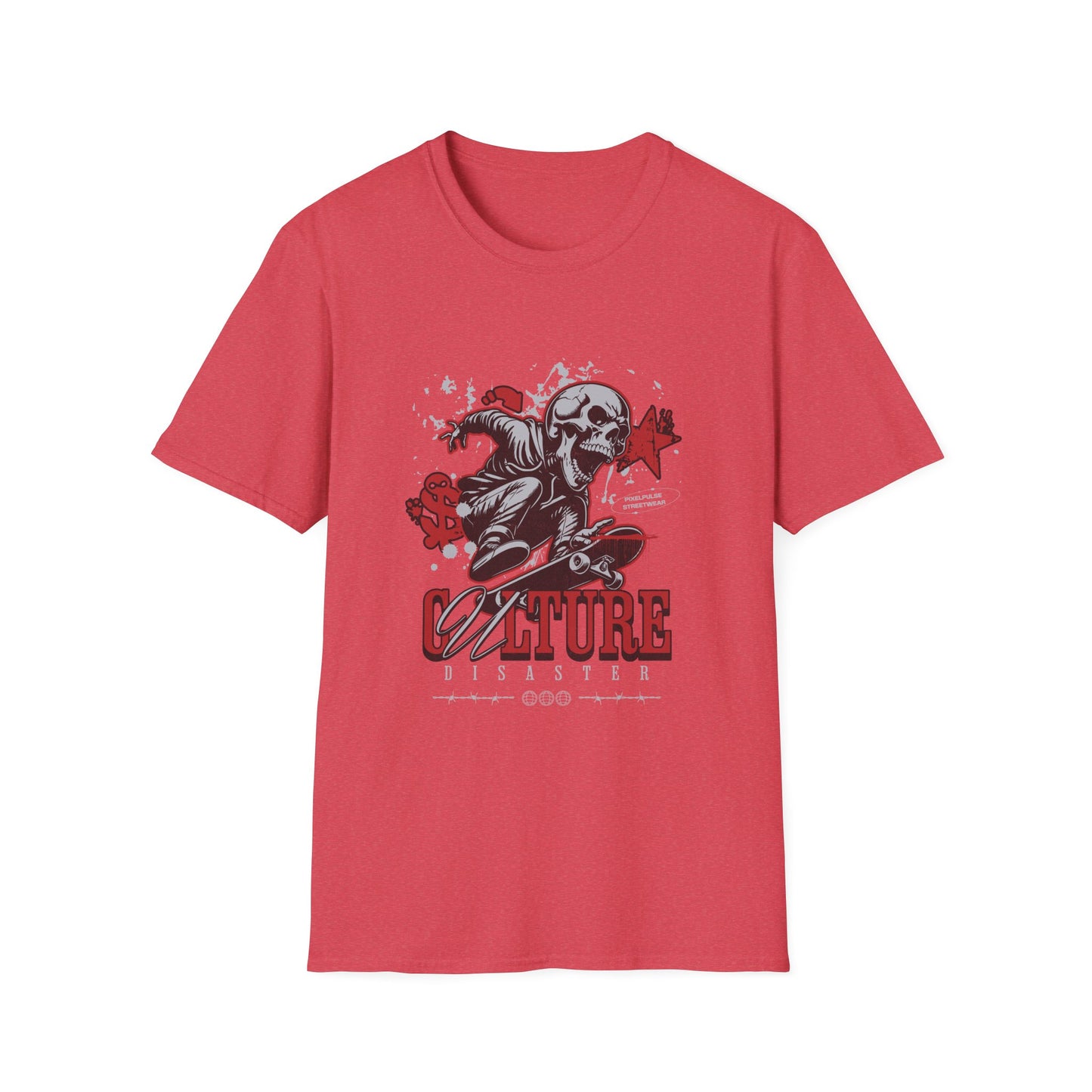 Culture is a Disaster Streetwear Funny Skull T-Shirt