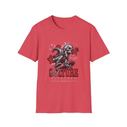 Culture is a Disaster Streetwear Funny Skull T-Shirt