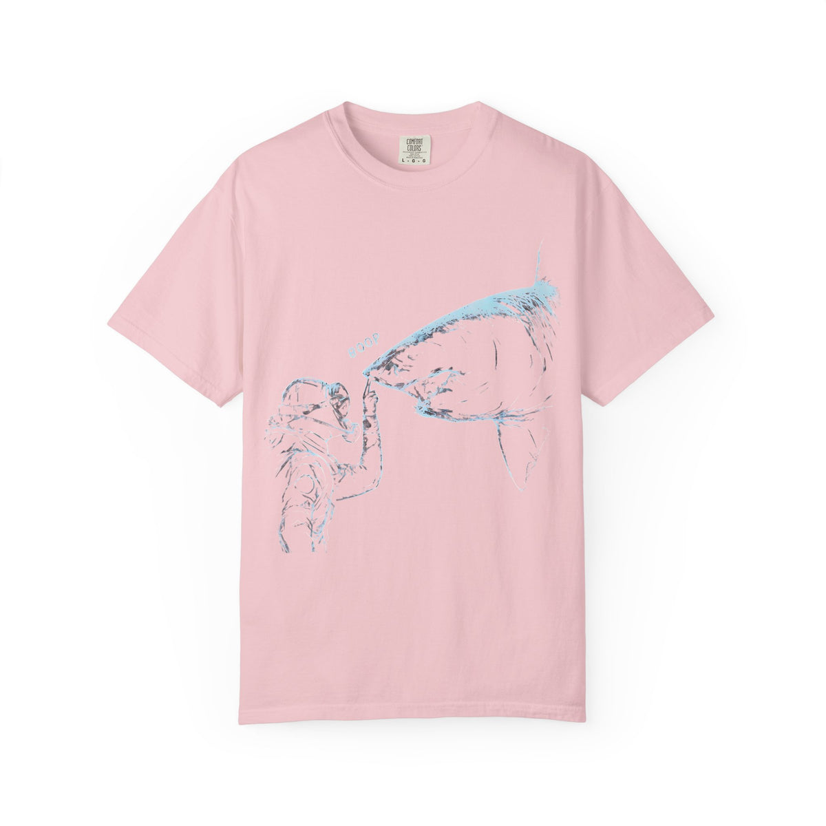 Shark nose boop tee, SCUBA diver Shark shirt, ocean diving gift, marine biology Gift, great white Shark tee | Comfort Colors® T-Shirt