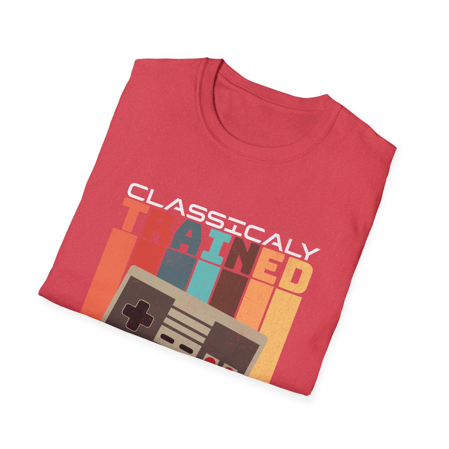 Retro Classically Trained on 8-Bit Quests Gamer T-Shirt