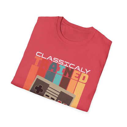 Retro Classically Trained on 8-Bit Quests Gamer T-Shirt
